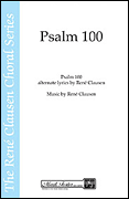 Psalm 100 SSA choral sheet music cover